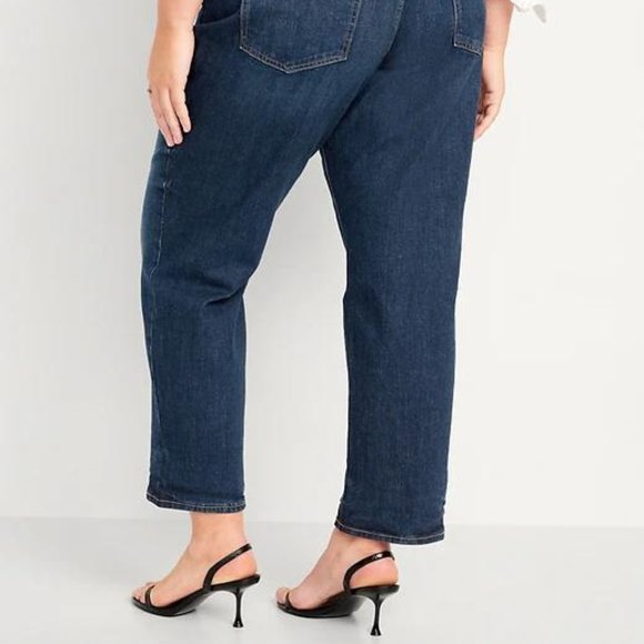 NWT Old Navy Curvy High-Waisted OG Loose Jeans - Picture 16 of 16